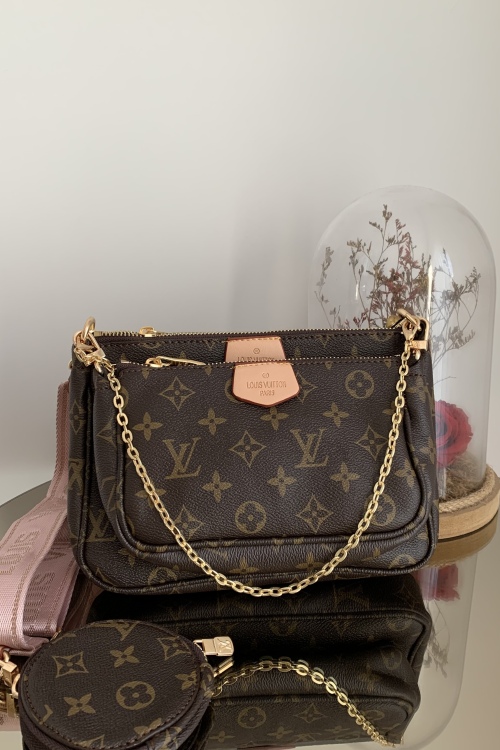 LVİTTON MULTİ POCHETTE KAHVE